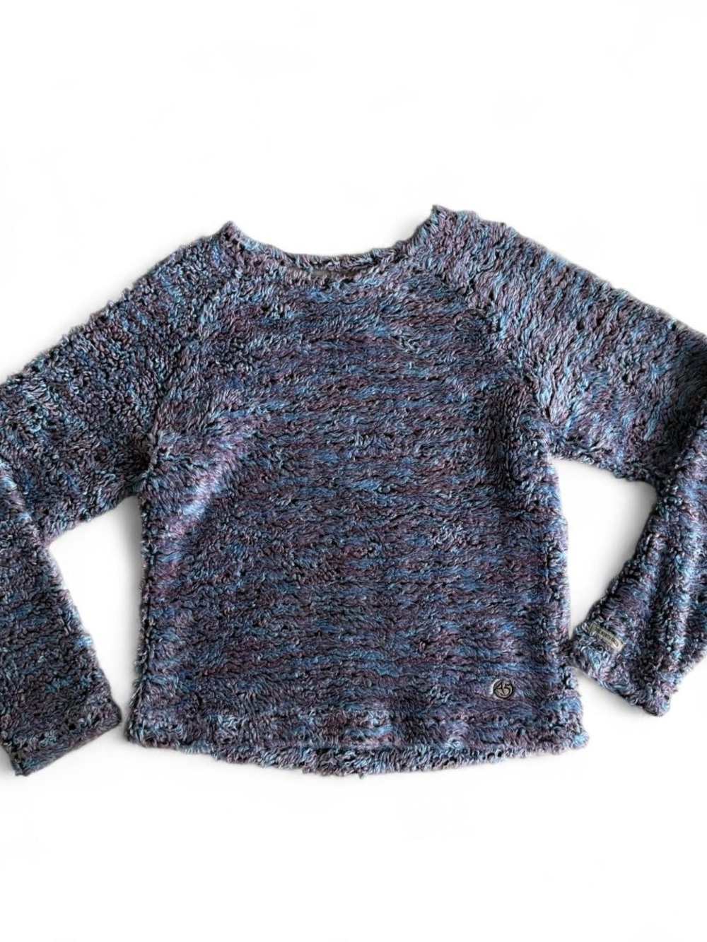 The North Face Women's Blue-Purple Fuzzy Pullover